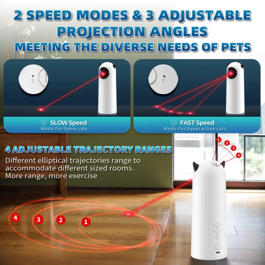 Automatic pet laser toy – motion light for cats and dogs indoor