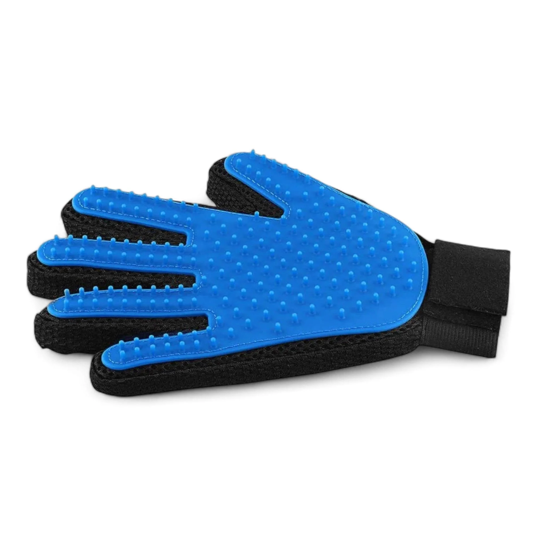Pet grooming glove – hair remover brush for dogs and cats