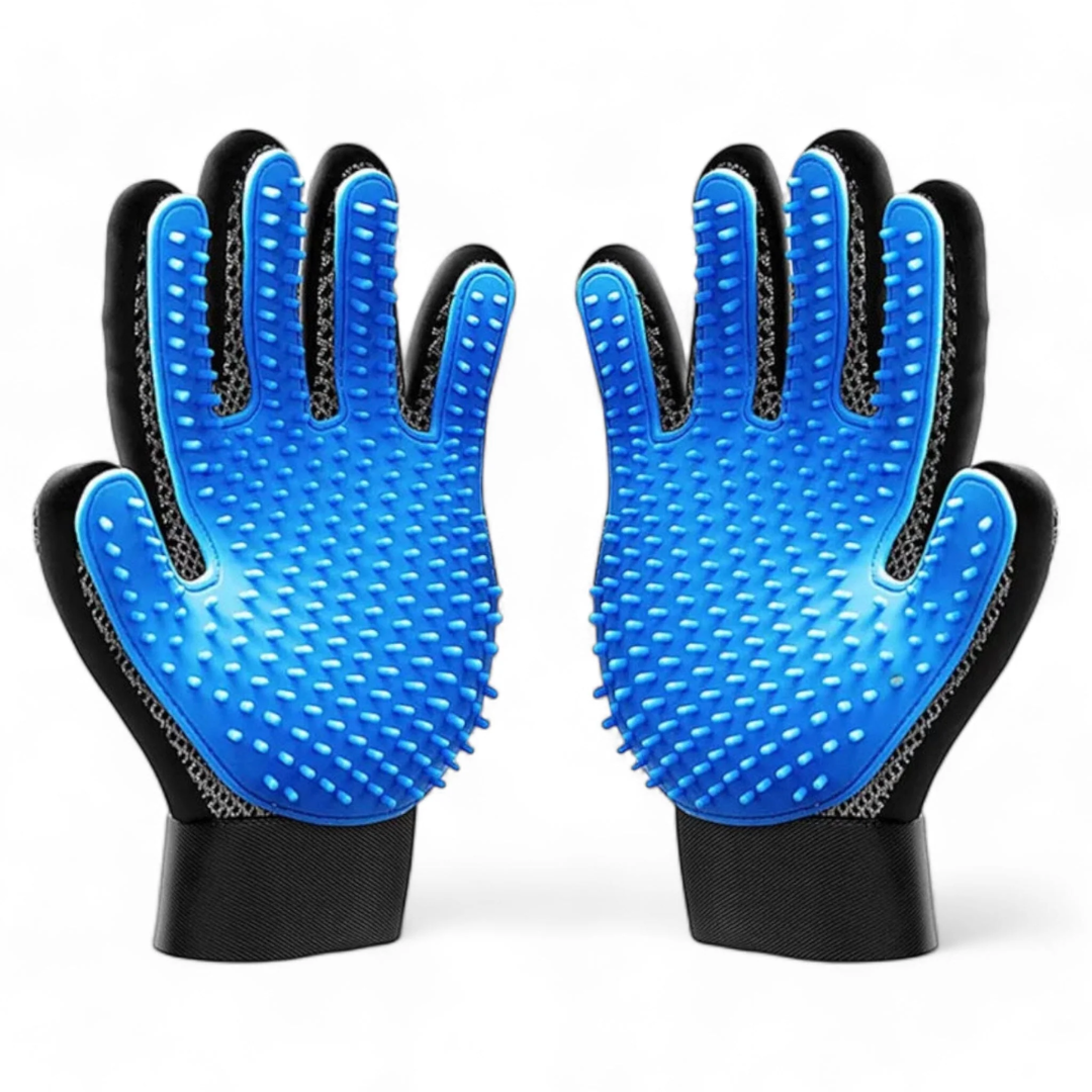 Pet grooming glove – hair remover brush for dogs and cats