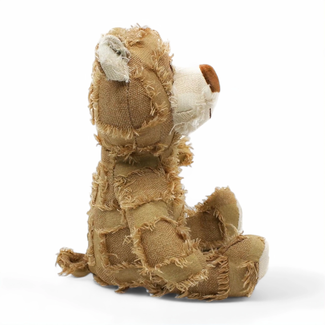 Teddy dog toy – fabric chew plush for indoor playtime